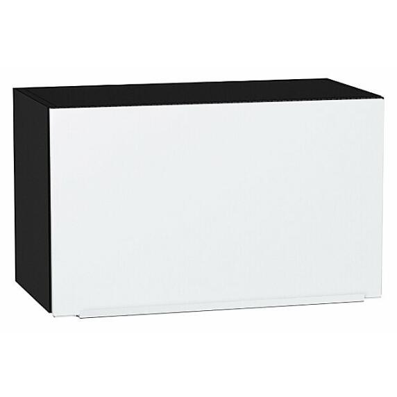 Шкаф верхний горизонтальный Фьюжн Silky White Graphite 358*600*320