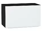 Шкаф верхний горизонтальный Фьюжн Silky White Graphite 358*600*320