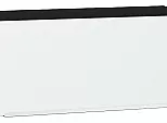 Шкаф верхний горизонтальный Фьюжн Silky White Graphite 358*800*320