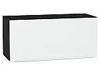 Шкаф верхний горизонтальный Фьюжн Silky White Graphite 358*800*320