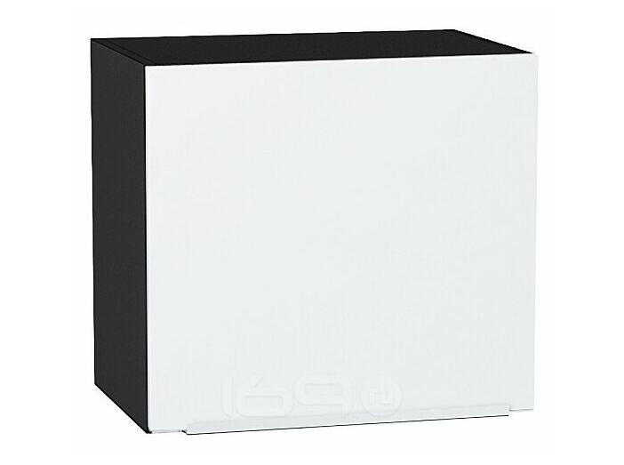 Шкаф верхний горизонтальный Фьюжн Silky White Graphite 460*500*318