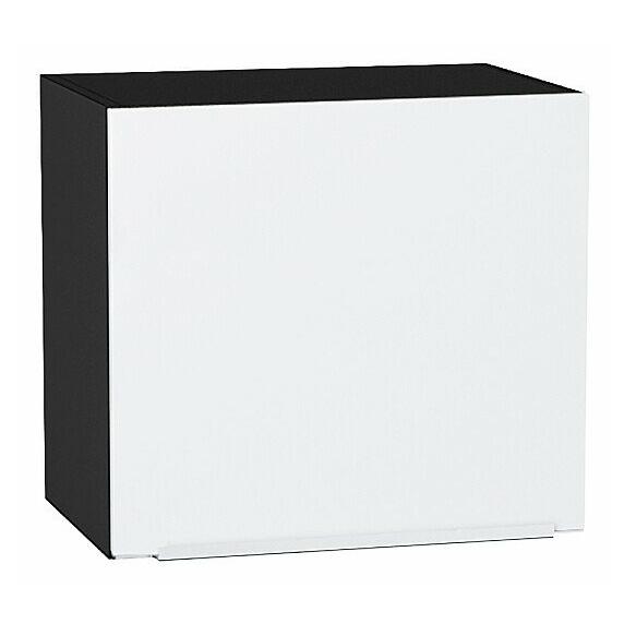Шкаф верхний горизонтальный Фьюжн Silky White Graphite 460*500*318