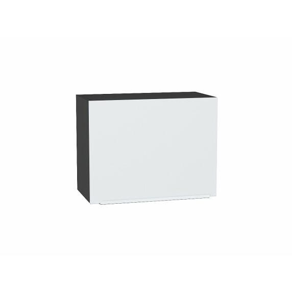 Шкаф верхний горизонтальный Фьюжн Silky White Graphite 460*600*318