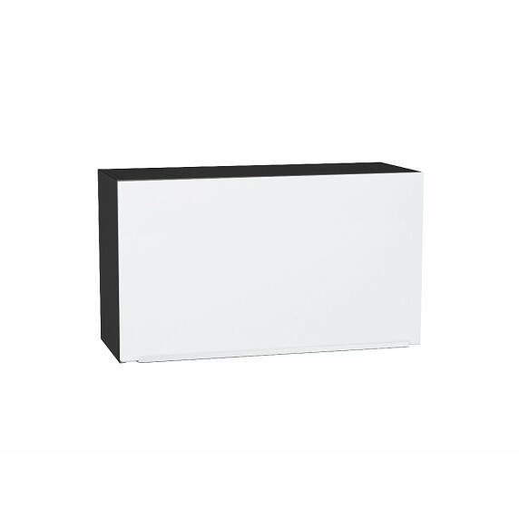 Шкаф верхний горизонтальный Фьюжн Silky White Graphite 460*800*318