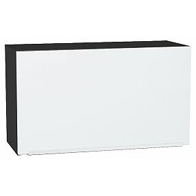 Шкаф верхний горизонтальный Фьюжн Silky White Graphite 460*800*318