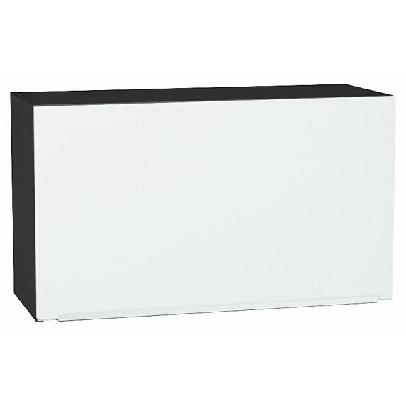 Шкаф верхний горизонтальный Фьюжн Silky White Graphite 460*800*318