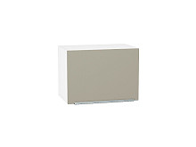 Шкаф верхний горизонтальный Фьюжн ВГ 500 Silky Grey-Белый | 50 см