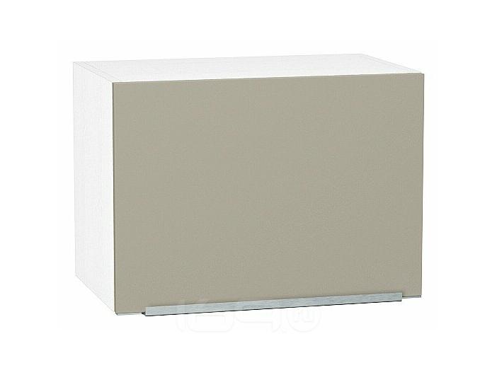 Шкаф верхний горизонтальный Фьюжн ВГ 500 Silky Grey-Белый