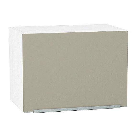 Шкаф верхний горизонтальный Фьюжн ВГ 500 Silky Grey-Белый