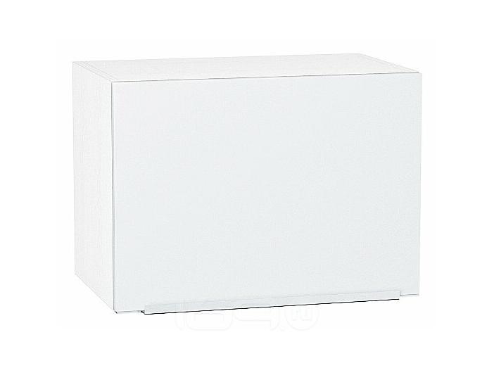 Шкаф верхний горизонтальный Фьюжн ВГ 500 Silky White-Белый