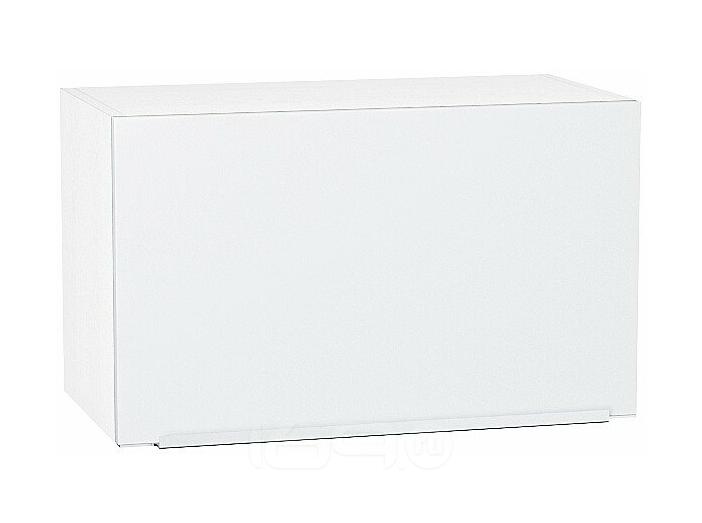 Шкаф верхний горизонтальный Фьюжн ВГ 600 Silky White-Белый