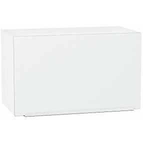Шкаф верхний горизонтальный Фьюжн ВГ 600 Silky White-Белый