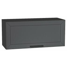 Шкаф верхний горизонтальный Глетчер Маренго Силк Graphite