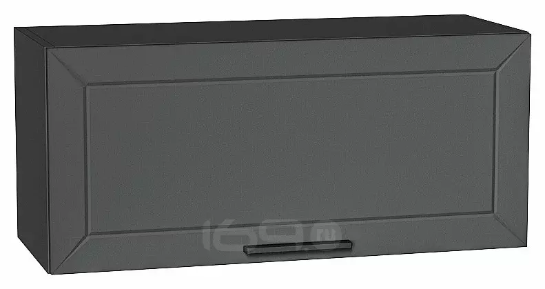 Шкаф верхний горизонтальный Глетчер Маренго Силк Graphite