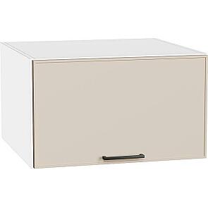 Шкаф верхний горизонтальный глубокий Эйр Cream Silk/Белый 358*600*576