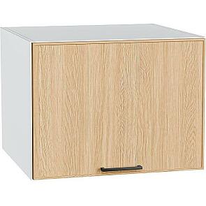 Шкаф верхний горизонтальный глубокий Эйр Real Oak/Белый 458*600*576