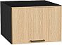 Шкаф верхний горизонтальный глубокий Эйр Real Oak/Graphite 358*500*576