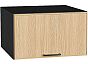 Шкаф верхний горизонтальный глубокий Эйр Real Oak/Graphite 358*600*576