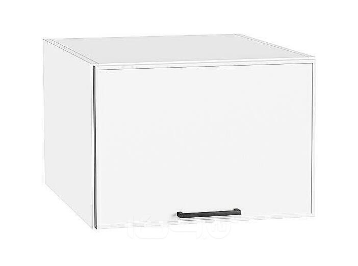 Шкаф верхний горизонтальный глубокий Эйр White Silk/Белый 358*500*576