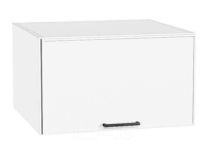 Шкаф верхний горизонтальный глубокий Эйр White Silk/Белый 358*600*576