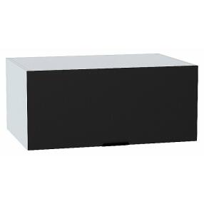 Шкаф верхний горизонтальный глубокий Евро Антрацит / Белый 358*800*574