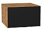 Шкаф верхний горизонтальный глубокий Евро Антрацит Дуб Вотан 358*600*574