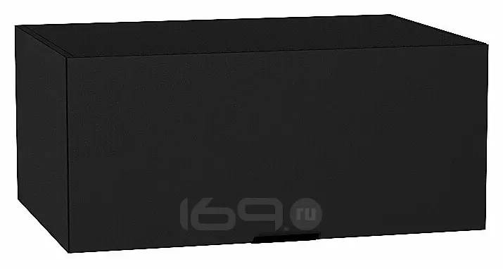 Шкаф верхний горизонтальный глубокий Евро Антрацит / Graphite 358*800*574