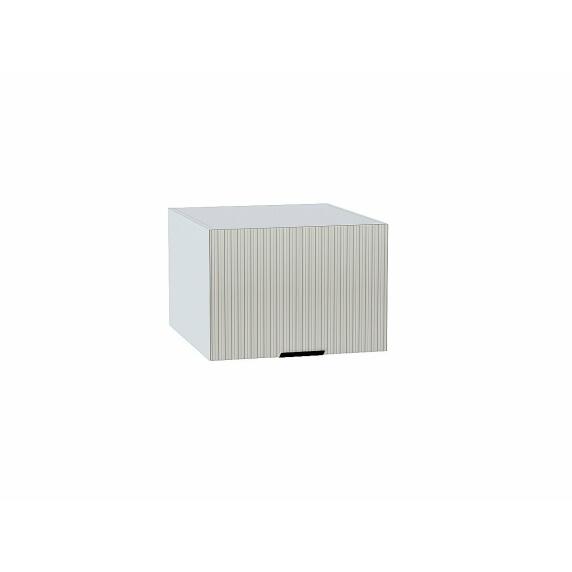 Шкаф верхний горизонтальный глубокий Евро Лайн Агат / Белый 358*500*574