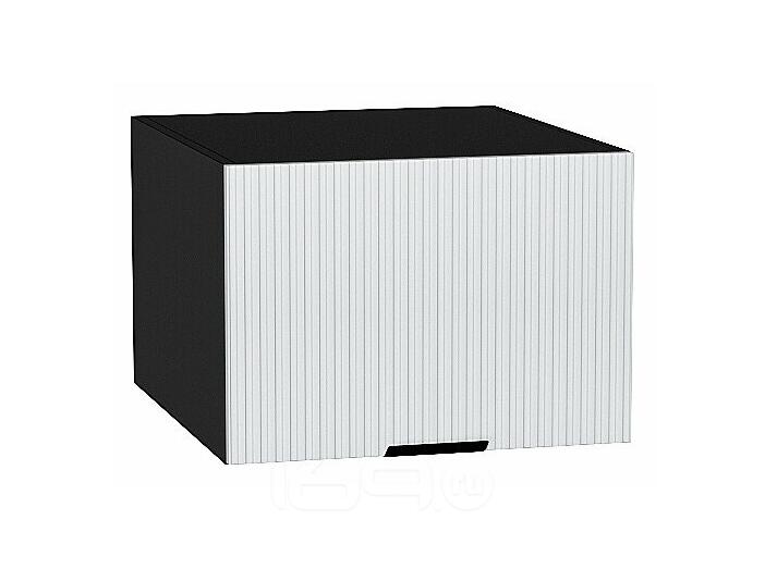Шкаф верхний горизонтальный глубокий Евро Лайн Белый / Graphite 358*500*574