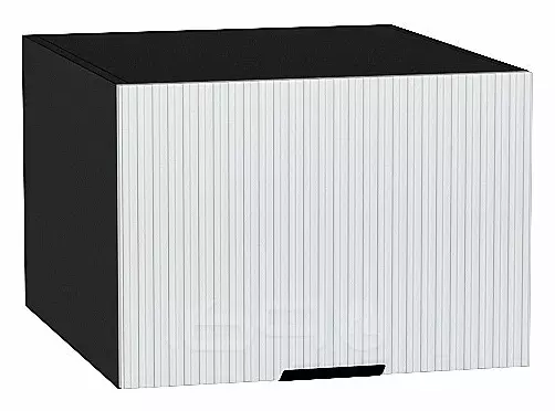 Шкаф верхний горизонтальный глубокий Евро Лайн Белый / Graphite 358*500*574