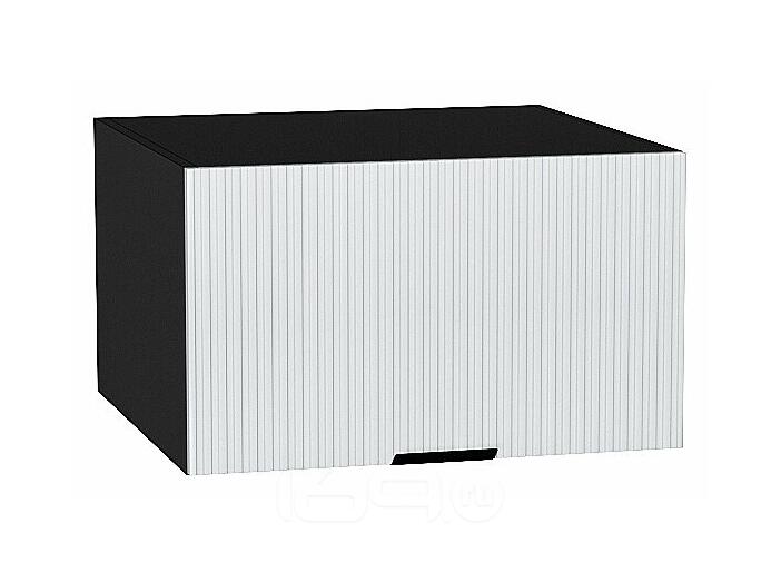 Шкаф верхний горизонтальный глубокий Евро Лайн Белый / Graphite 358*600*574
