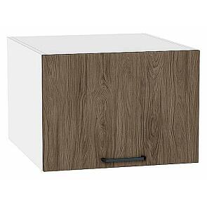 Шкаф верхний горизонтальный глубокий Флэт Brown Casella Oak 2S/Белый 358*500*574