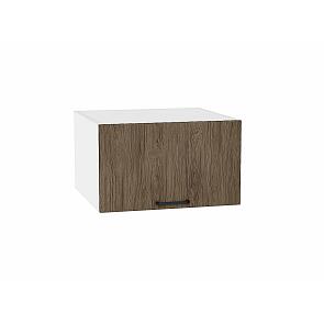 Шкаф верхний горизонтальный глубокий Флэт Brown Casella Oak 2S/Белый 358*600*574