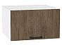 Шкаф верхний горизонтальный глубокий Флэт Brown Casella Oak 2S/Белый 358*600*574