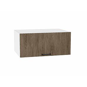 Шкаф верхний горизонтальный глубокий Флэт Brown Casella Oak 2S/Белый 358*800*574