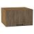 Шкаф верхний горизонтальный глубокий Флэт Brown Casella Oak 2S/Дуб Вотан 358*600*574