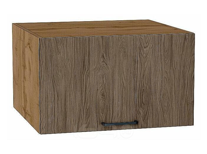 Шкаф верхний горизонтальный глубокий Флэт Brown Casella Oak 2S/Дуб Вотан 358*600*574