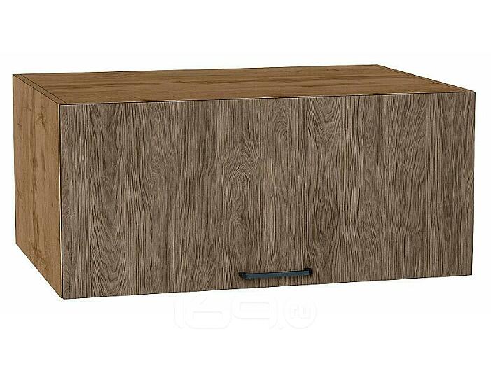 Шкаф верхний горизонтальный глубокий Флэт Brown Casella Oak 2S/Дуб Вотан 358*800*574
