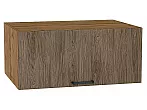 Шкаф верхний горизонтальный глубокий Флэт Brown Casella Oak 2S/Дуб Вотан 358*800*574