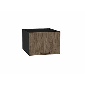 Шкаф верхний горизонтальный глубокий Флэт Brown Casella Oak 2S/Graphite 358*500*574