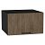 Шкаф верхний горизонтальный глубокий Флэт Brown Casella Oak 2S/Graphite 358*600*574