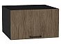 Шкаф верхний горизонтальный глубокий Флэт Brown Casella Oak 2S/Graphite 358*600*574