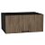 Шкаф верхний горизонтальный глубокий Флэт Brown Casella Oak 2S/Graphite 358*800*574