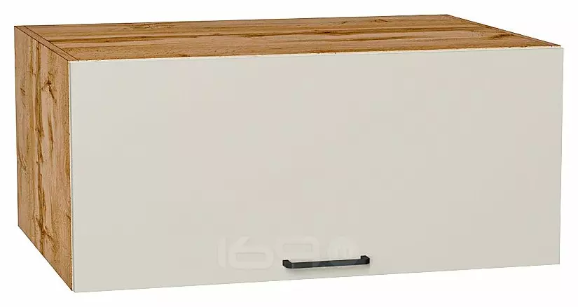 Шкаф верхний горизонтальный глубокий Флэт Cashmere In 2S/Дуб Вотан 358*800*574