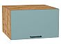 Шкаф верхний горизонтальный глубокий Флэт Grey-green In 2S/Дуб Вотан 358*600*574