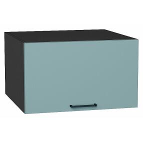 Шкаф верхний горизонтальный глубокий Флэт Grey-green In 2S/Graphite 358*600*574