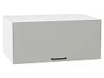 Шкаф верхний горизонтальный глубокий Флэт Light Grey In 2S/Белый 358*800*574