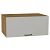 Шкаф верхний горизонтальный глубокий Флэт Light Grey In 2S/Дуб Вотан 358*800*574