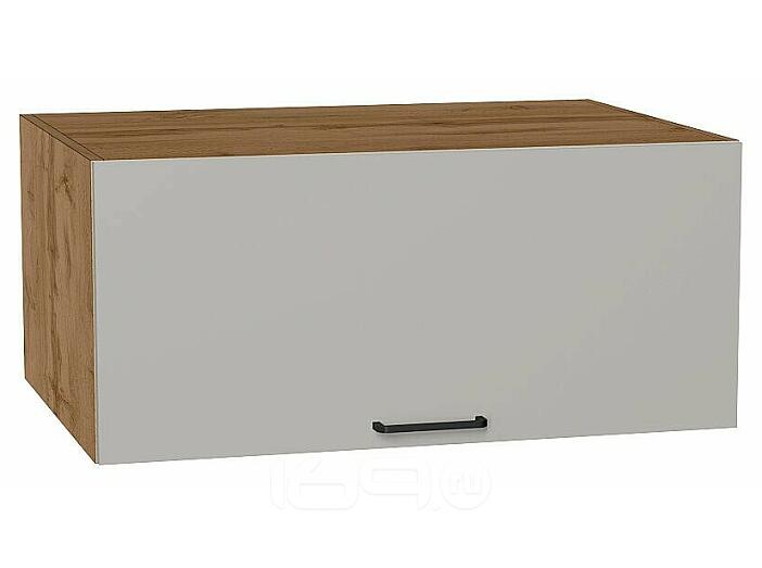 Шкаф верхний горизонтальный глубокий Флэт Light Grey In 2S/Дуб Вотан 358*800*574