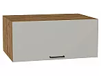 Шкаф верхний горизонтальный глубокий Флэт Light Grey In 2S/Дуб Вотан 358*800*574